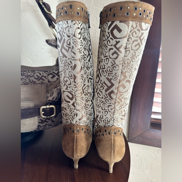 SOLD!! 🏆GIANFRANCO FERRE VINTAGE Excellent Used Condition Boots & Bag BUNDLE! 🔥 - Picture 6 of 16